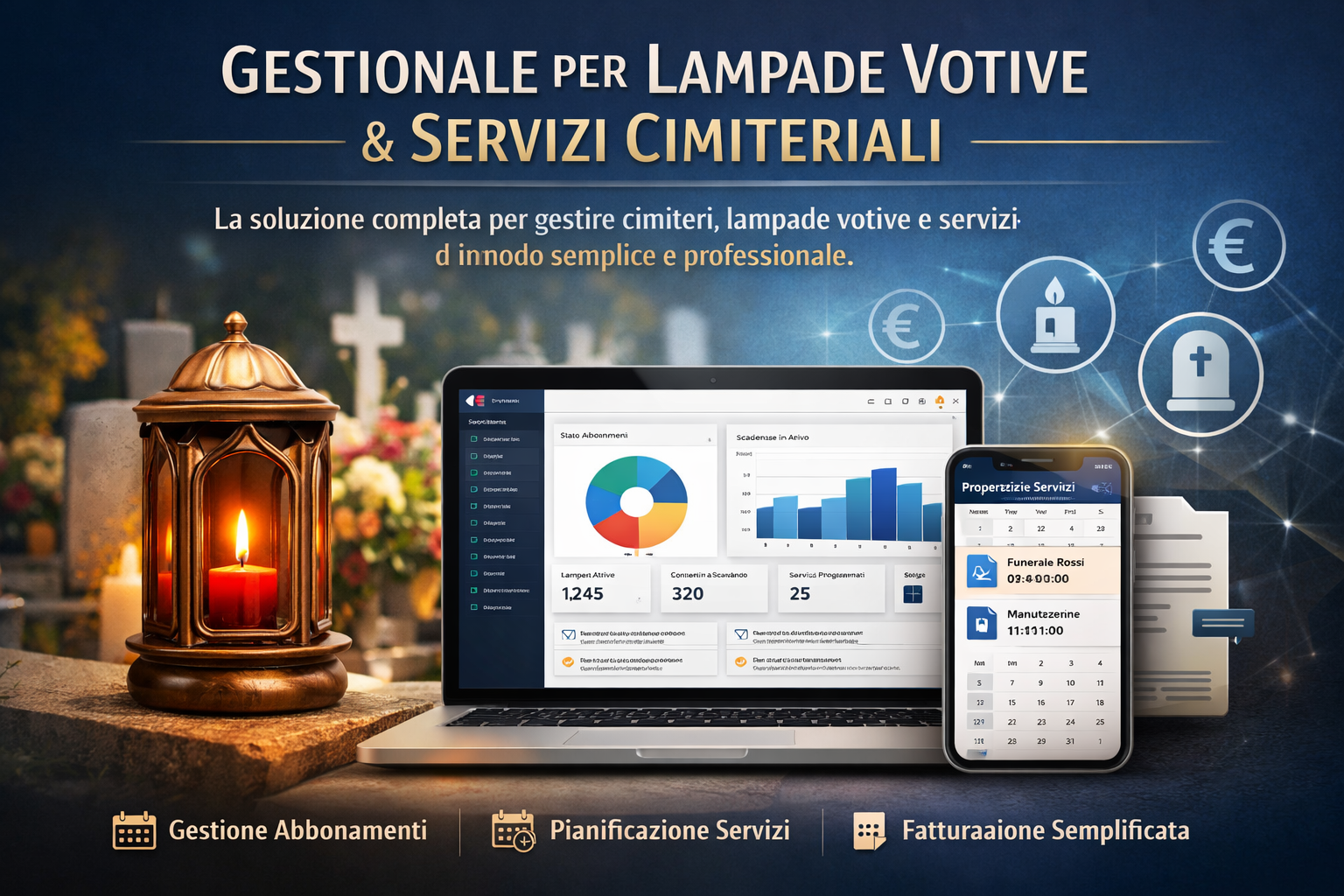 Lux Managment Gestione Lampade Votive e Servizi Cimiteriali - lux
