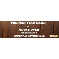 Product Flag Image and Mouse Over