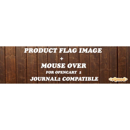 Product Flag Image and Mouse Over Moduli Opencart Varie