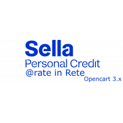 Sella Personal Credit @Rate in Rete Opencart 3.X