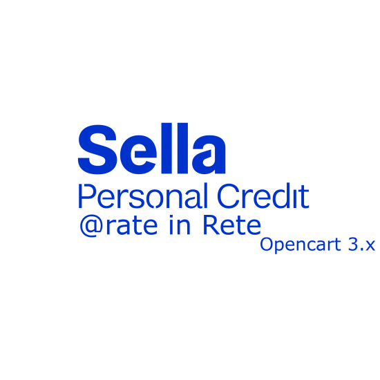 Sella Personal Credit @Rate in Rete Opencart 3.X Moduli Opencart Pagamenti