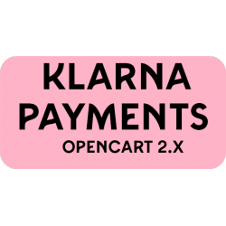 Klarna Payments Opencart 2