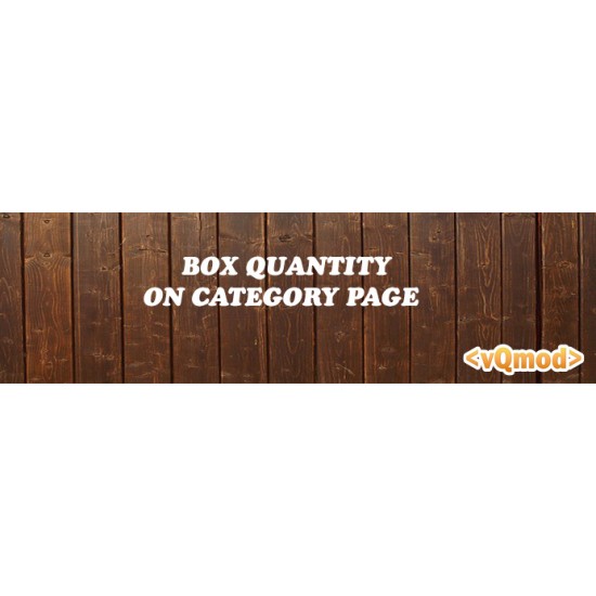 Boxes Quantity On Category Page Oc 2.0 Moduli Opencart Varie