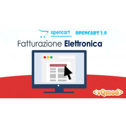 Opencart Fatturazione Elettronica Codice Destinatario OC 3