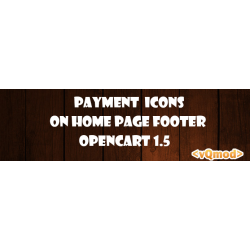 Payments Icons On Home Page Footer Opencart 1.5